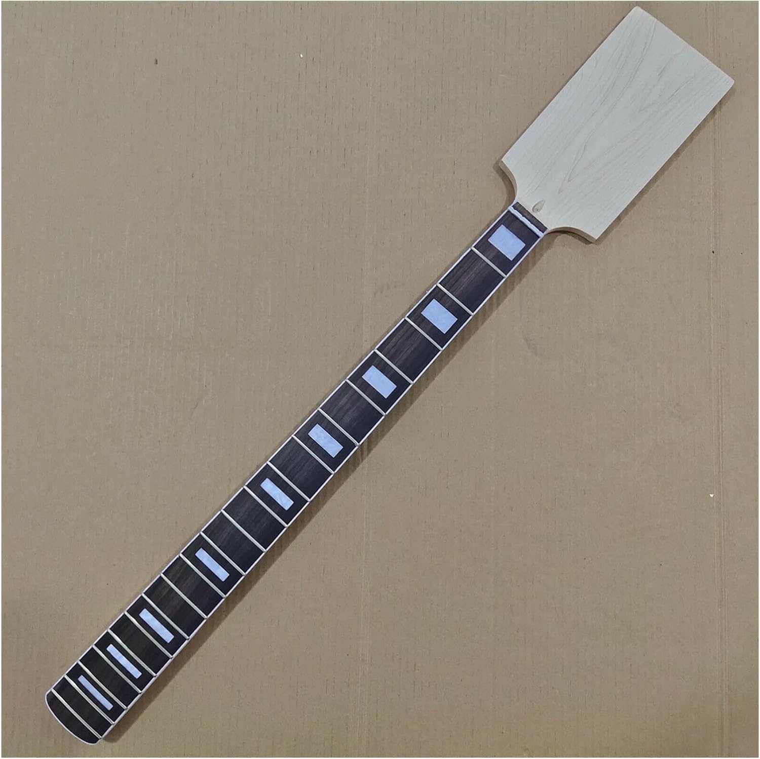 Unfinished Paddle Head Maple 20 Fret Bass Guitar Neck Rosewood Fingerboard DIY Guitar Neck Electric Guitar Neck