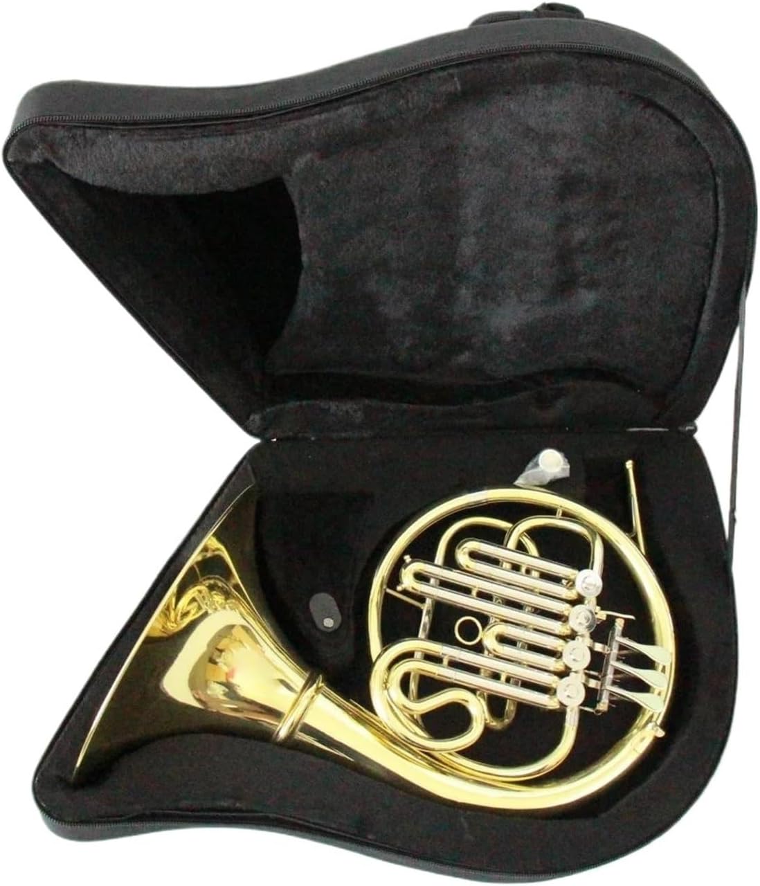 Professional French Horn Gold Lacquer 4 Key Single Horn