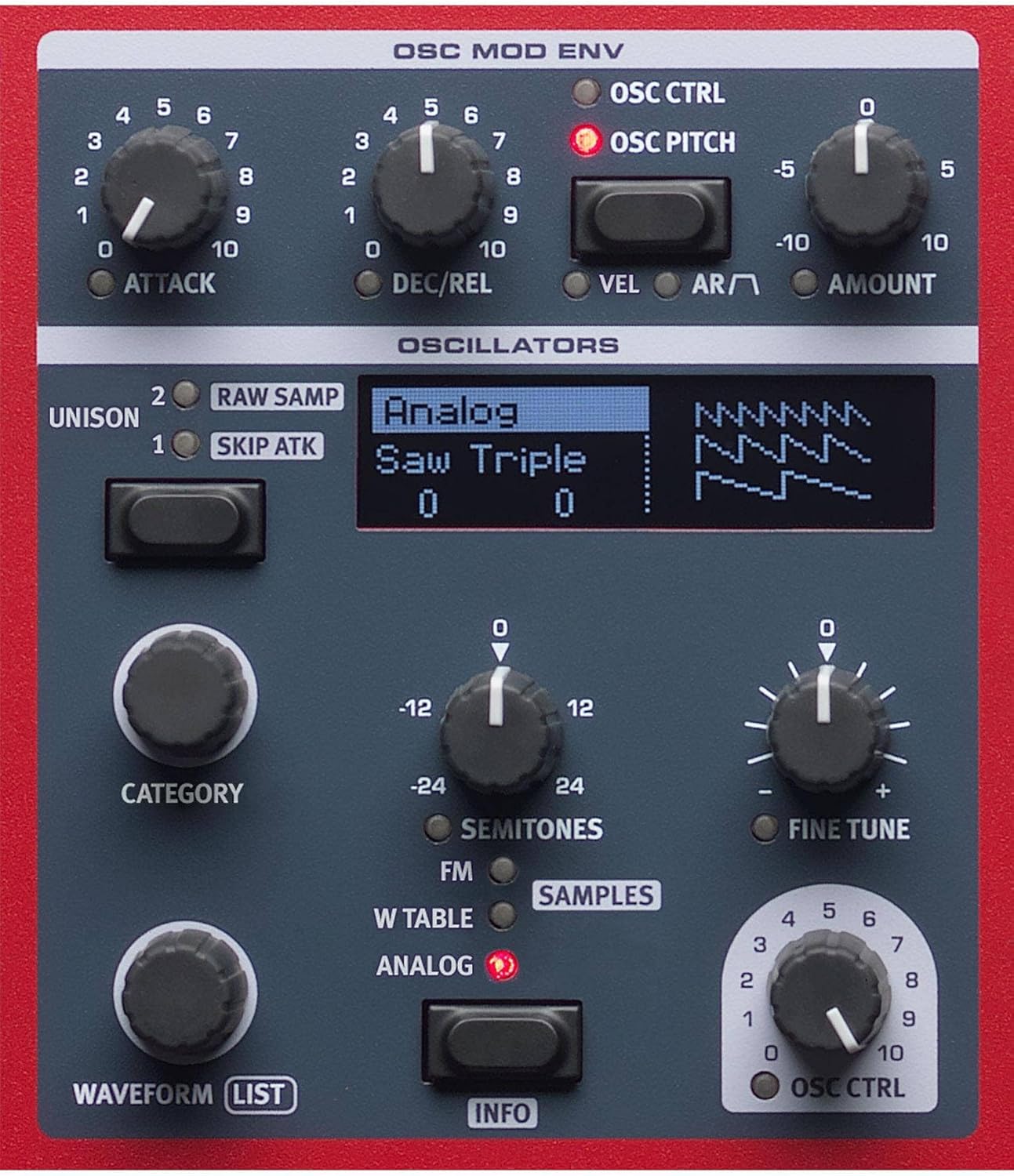 Nord USA, 61-Key Wave 2 4-Part Performance Synthesizer, with Virtual Analog Synthesis, Samples, FM and Wavetable