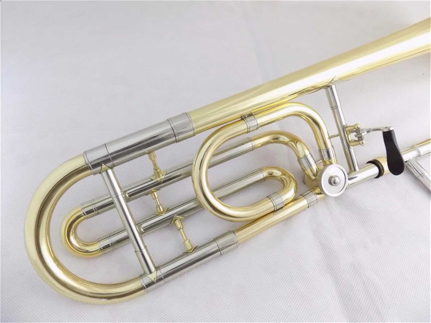 Standard Trombone Bb/F Tenor Trombone Slide with Case Mouthpiece Brass Copper Trombones Musical Instruments Valve Trombone