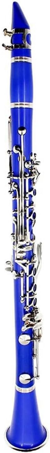 Clarinet Musical Instruments Bb 17 Key 6 Ring Clarinet Portable Black Pipe Bakelite Clarinet Professional Woodwind Instrument(A)