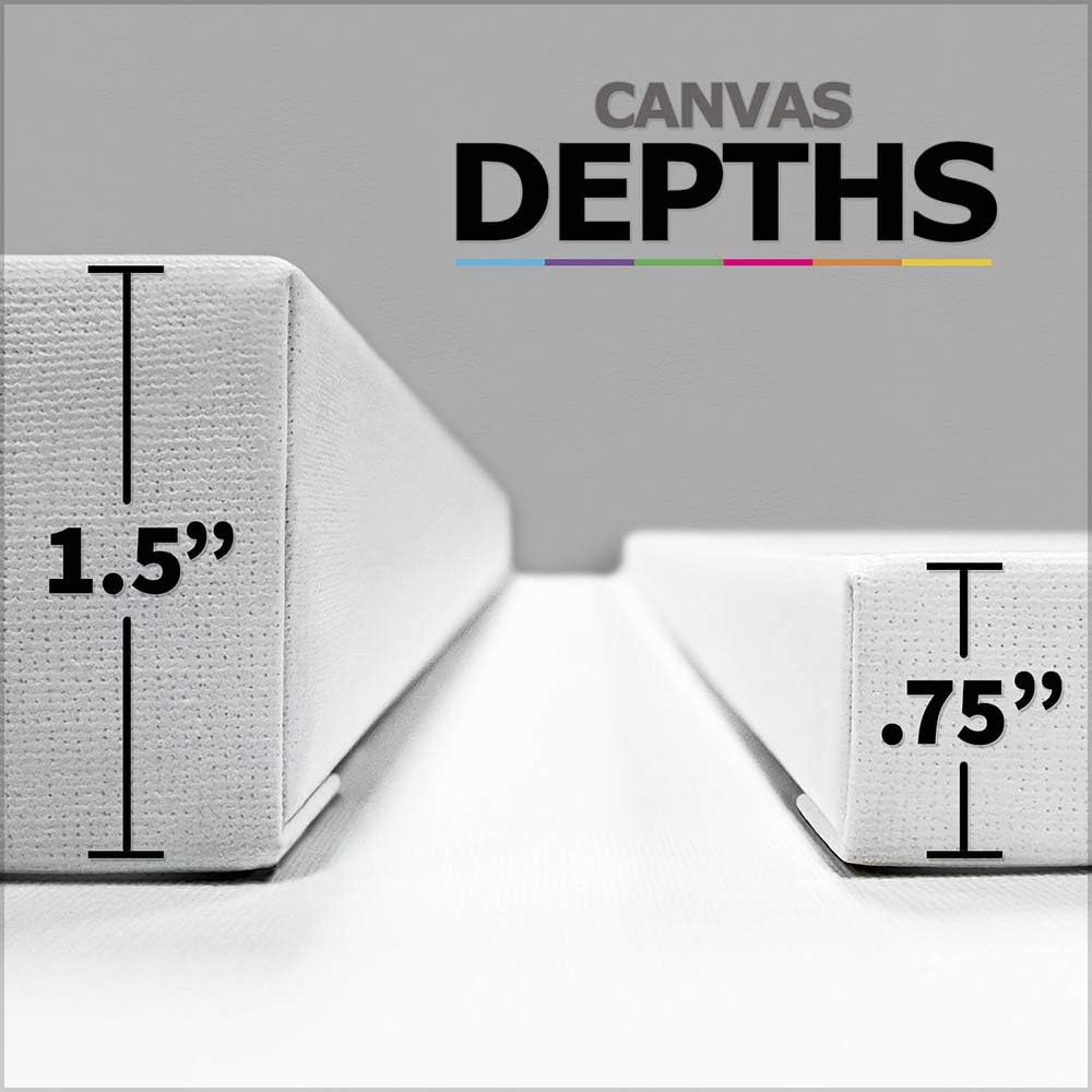 ARTCANVAS Black Electric Guitar Blues Rock Roll Instrument Canvas Art Print Stretched Framed Painting Picture Poster Giclee Wall Decor - 40