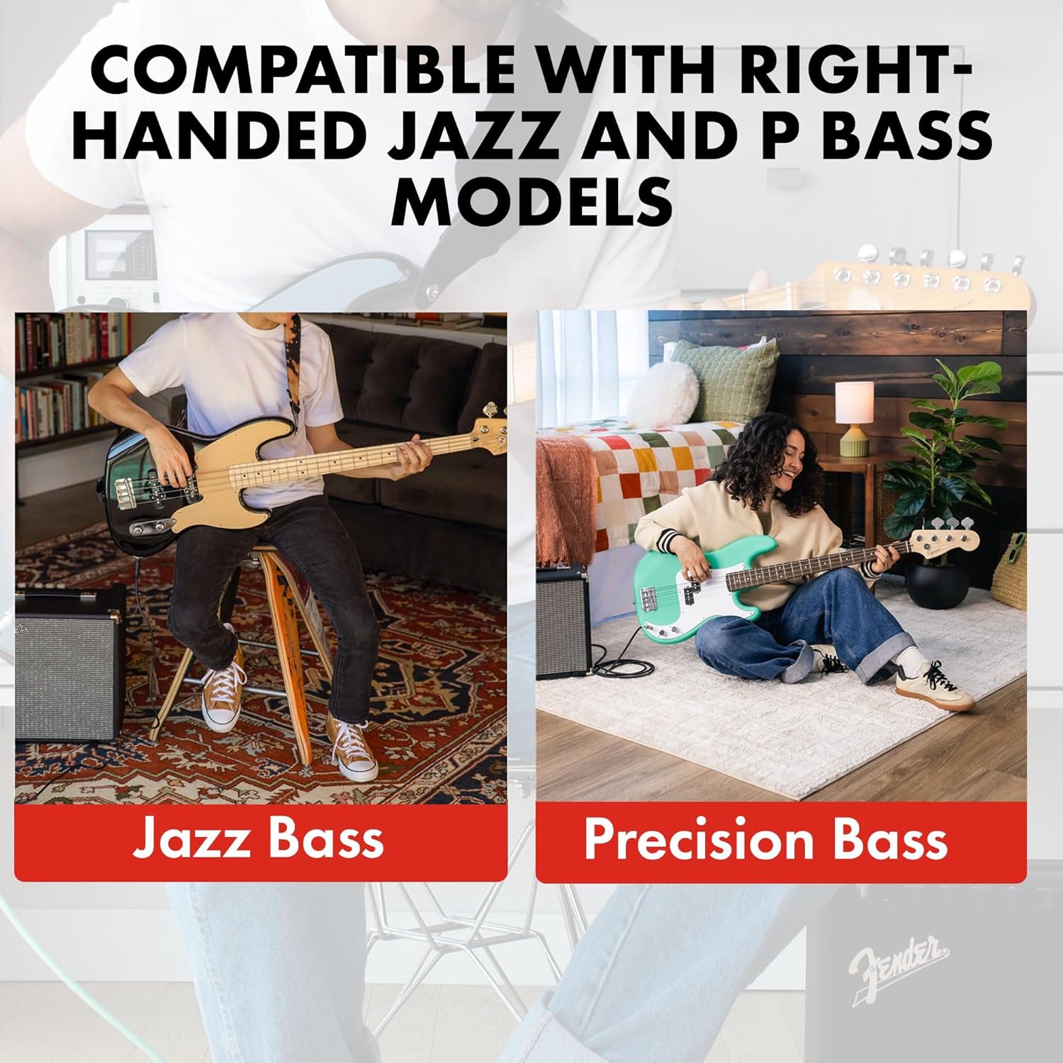 Fender Classic Series Wood Case, Precision Bass/Jazz Bass, Tweed