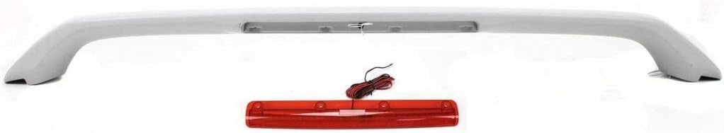 for Honda Civic Spoiler 2001 02 03 04 2005 | Rear | Coupe | Primed | Plastic Material | w/Lamp | HO1895122 | 08F13S5P110