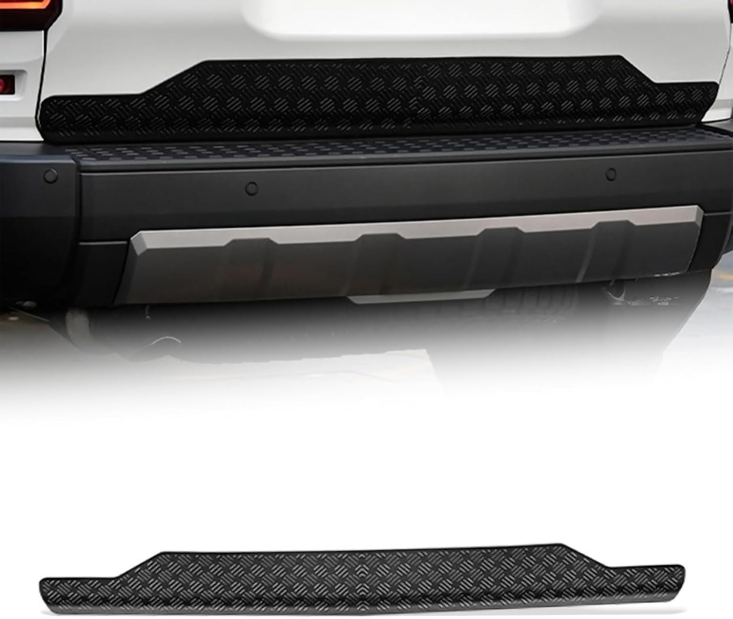 Body Anti-Scratch Cover Compatible with Toyota Land Cruiser LC250 2024 2025, Black Car Scratch-Resistant Protector Cover Trim Kit (Tailgate Guard Cover)