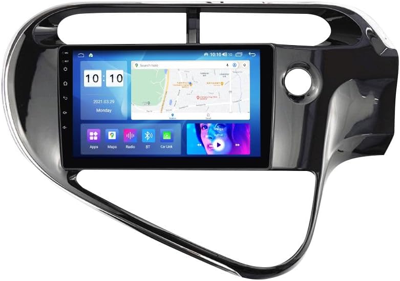 Android Car Stereo for Toyota Aqua Prius C 2018-2020,9 inch IPS Touchscreen with Upgrade Wireless CarPlay & Android Auto,WiFi/GPS,Support SWC and Subwoofer,4-Core 1+32G