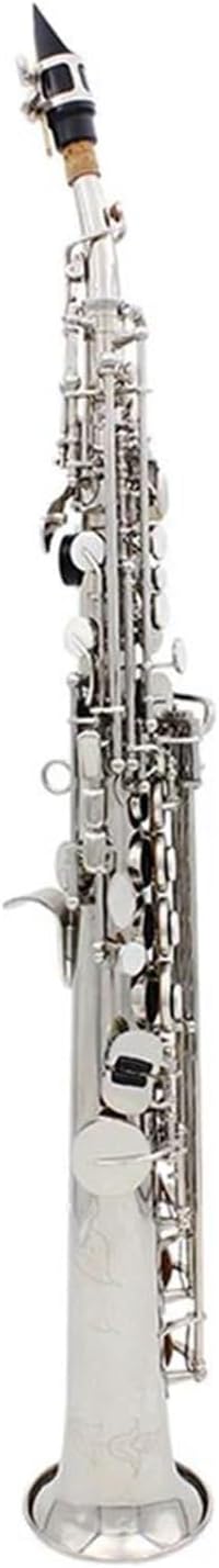 Beginner saxophone Soprano Saxophone Silver Brass Sax Bb B Flat Saxofon Woodwind Musical Instrument With Bag Saxophone Accessories