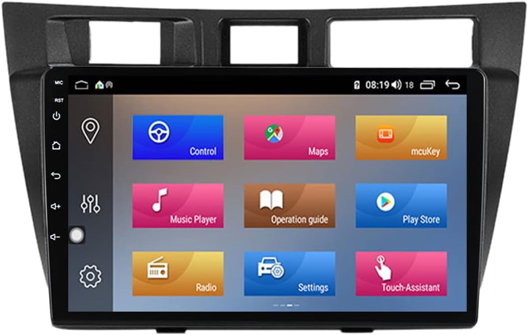 Android Car Stereo with Bluetooth GPS 9 Inch Double Din Car Radio IPS Touch Screen Multimedia MP5 Video Player for Toyota Mark X100 2000-2007 Support Backup Camera/SWC/DSP