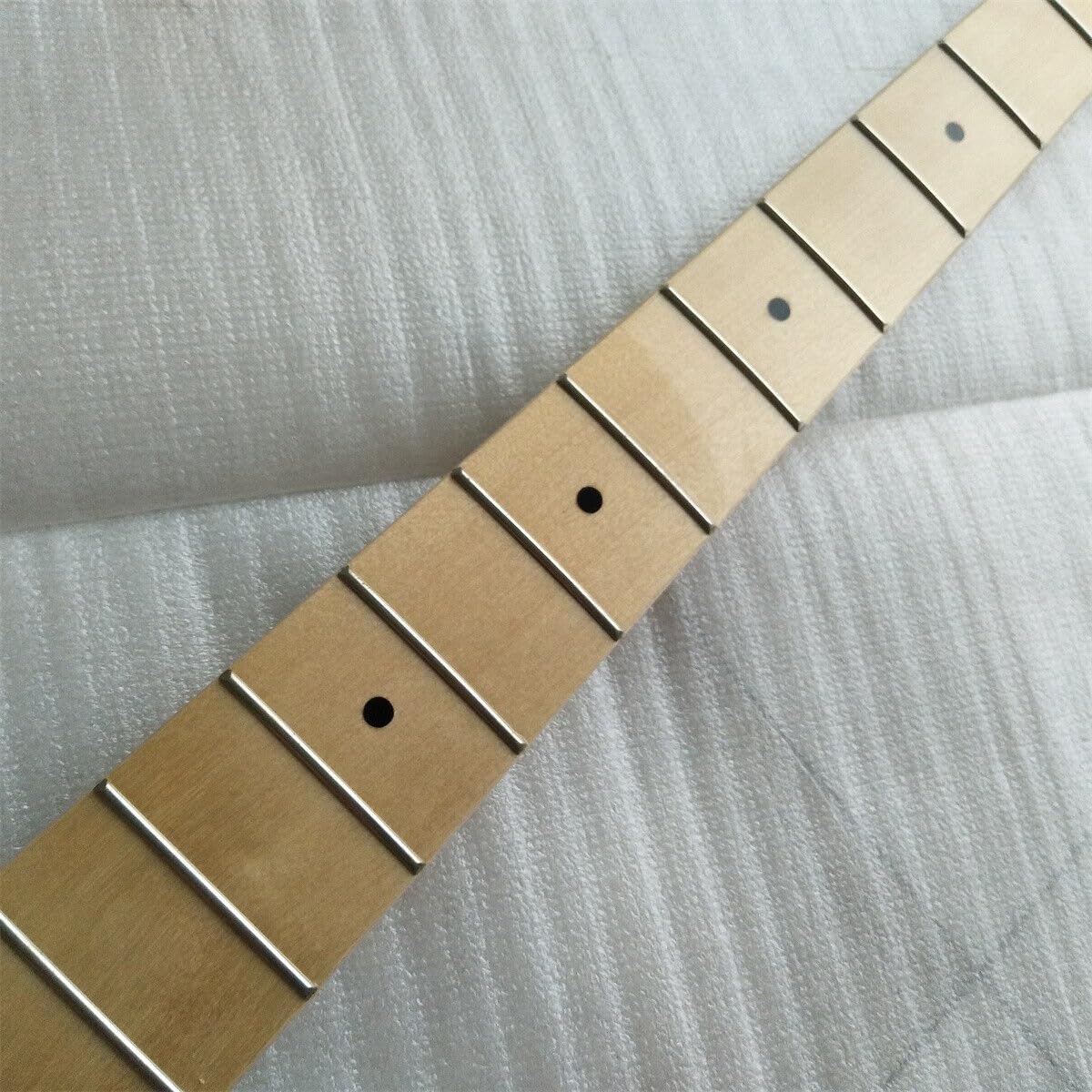 Left Hand/Reverse Head P Bass Guitar Neck 20fret 4string Maple Fingerboard Dot Inlay(Lefty)