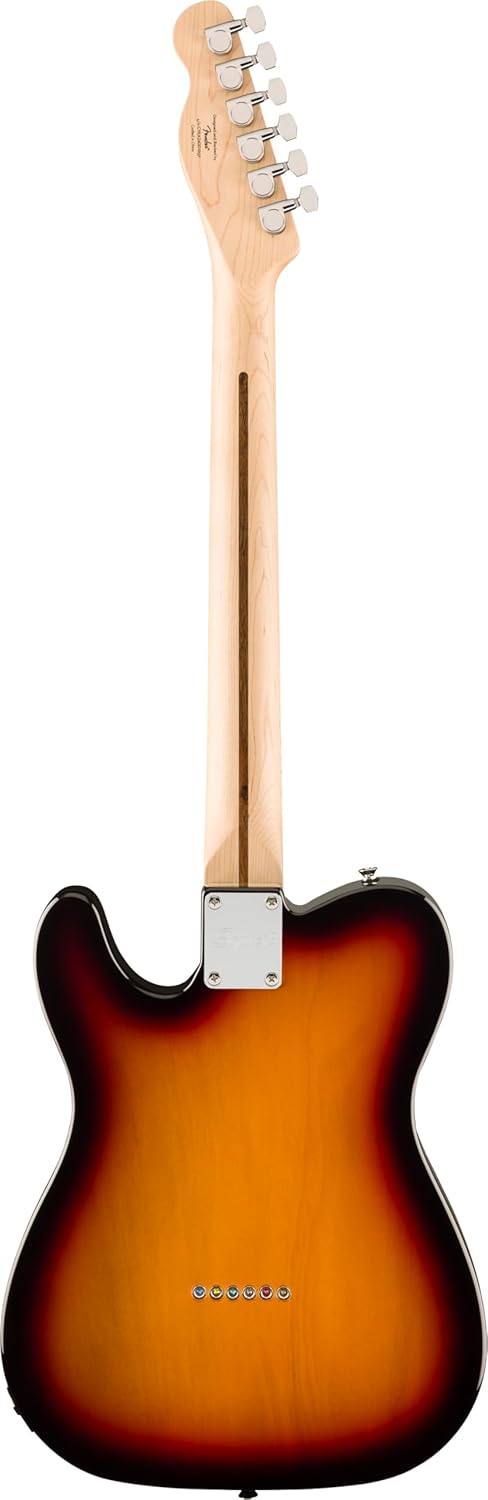 Affinity Series Telecaster Thinline, Maple Fingerboard, White Pickguard, 3-Color Sunburst