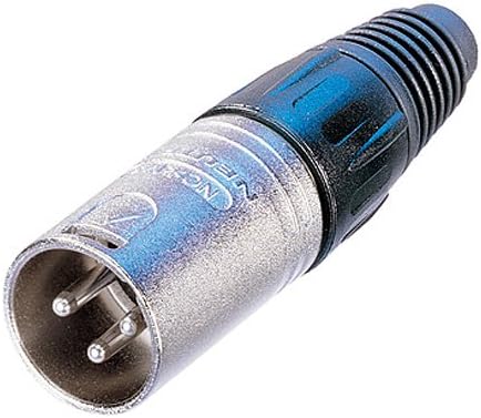 NEUTRIK NC4MX Cable Mount, Silver Plated, Connector, Plug, 4 Position, XLR Series