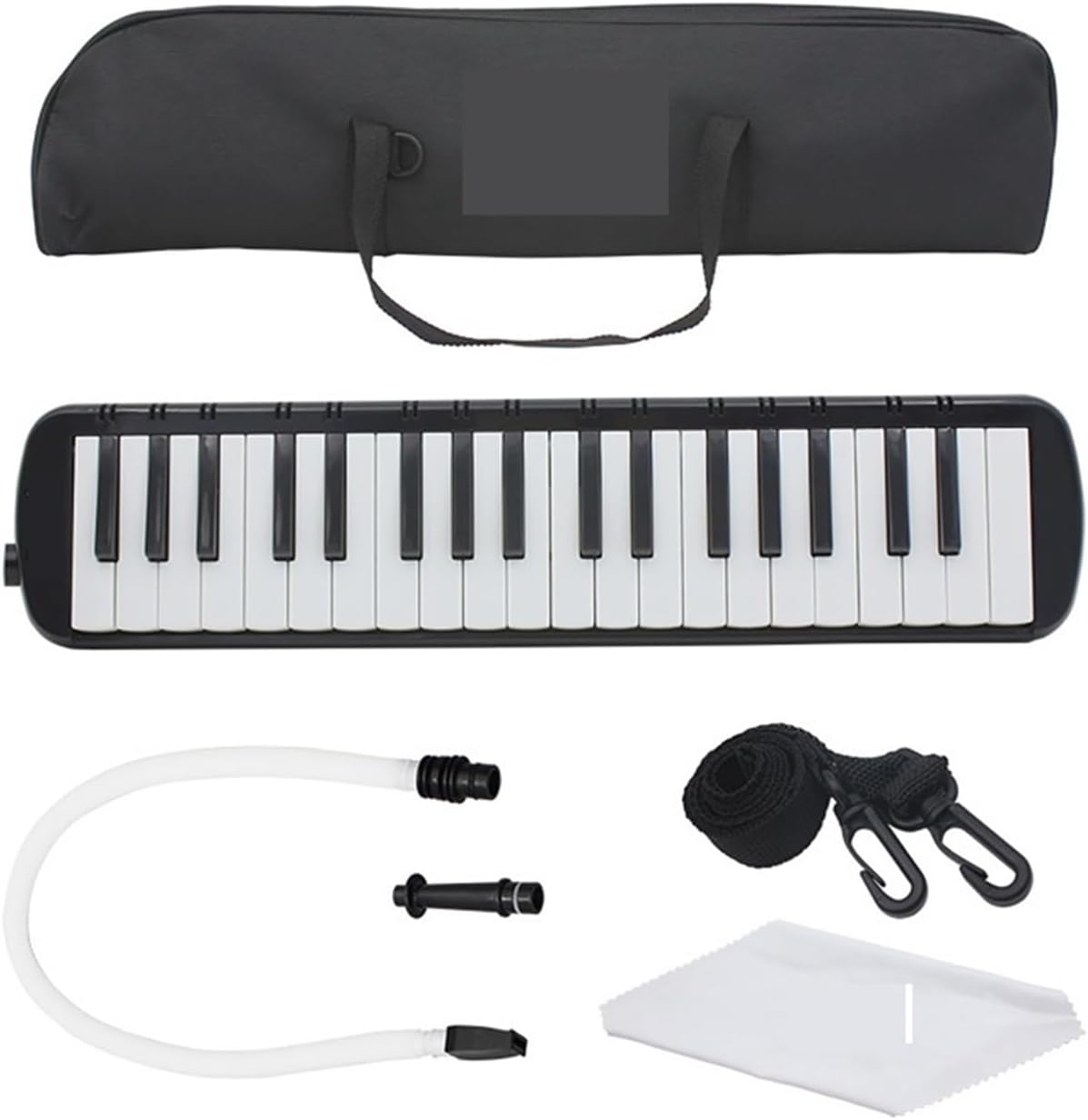Melodica 37 Piano Keys Melodica Pianica Musical Instrument with Carrying Bag for Students Beginners Kids
