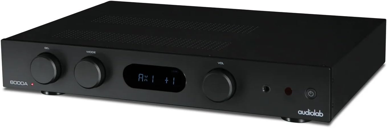 Audiolab 6000A 100-watt Stereo Integrated Amp/Bluetooth DAC - Black
