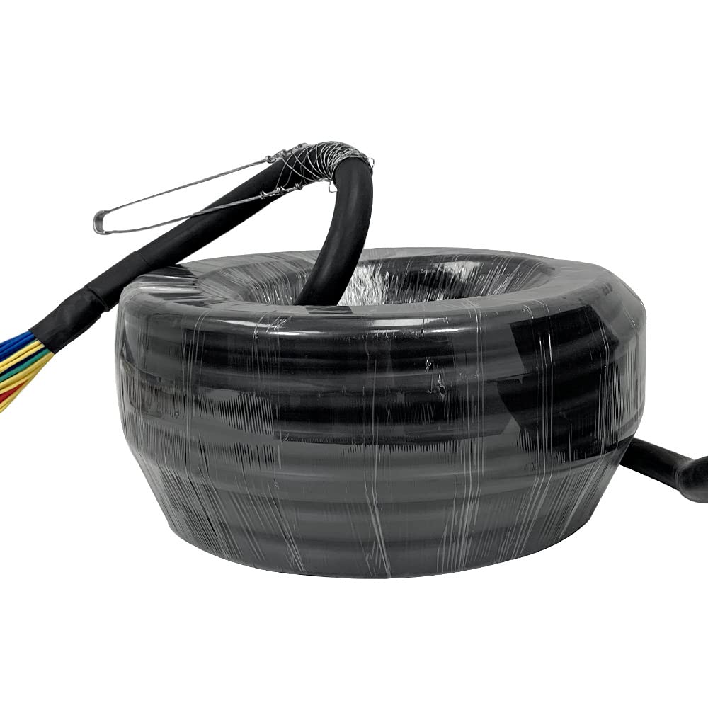 Seismic Audio SAEM-48x8x100-48 Channel XLR Color Coded Snake Cable - 100 Feet - 48 Sends with 8 XLR Returns