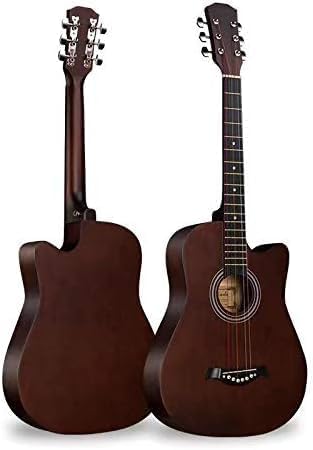 Guitar, Strong Sound Conductivity, More Stable Sound, Closed Knob, Comfortable Grip, Suitable for Beginners and Boys (Size:38 inches-B,Color:A)