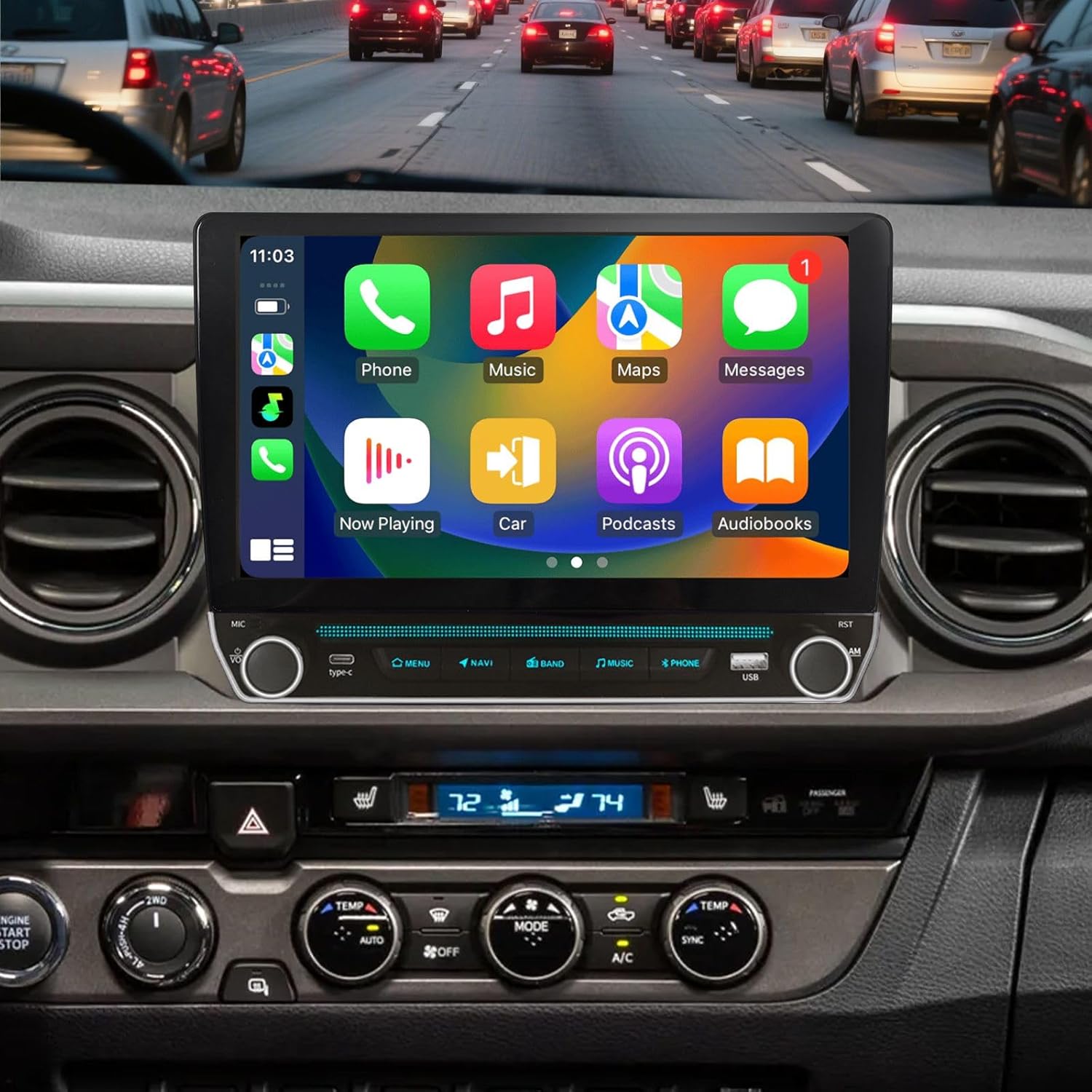 [8Core 4G+64G] Car Radio for Toyota Tacoma 2016-2022 10.1