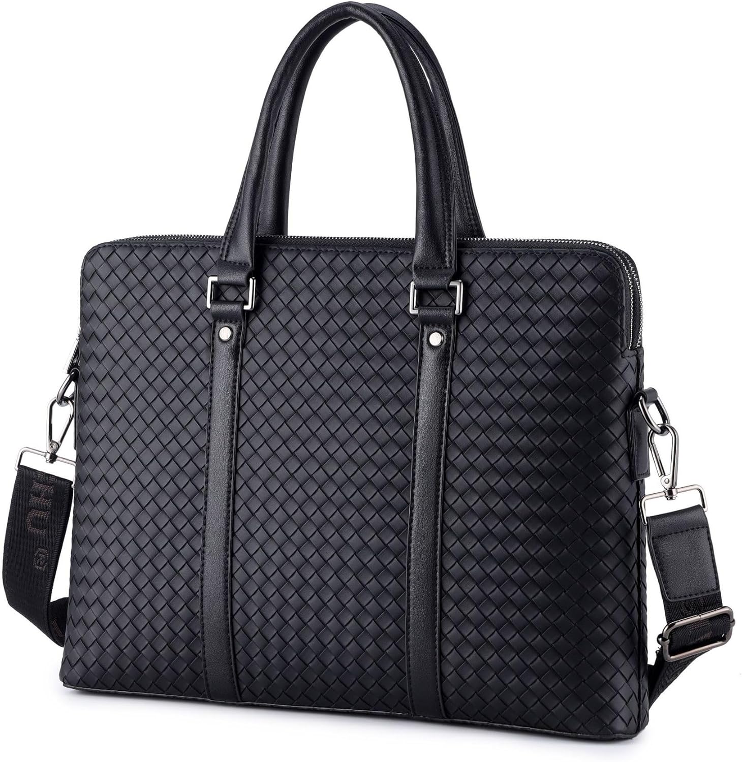 Laptop Bag Business Briefcase Gifts For Men Women Messenger Shoulder Bag With Strap 2-layered briefcases