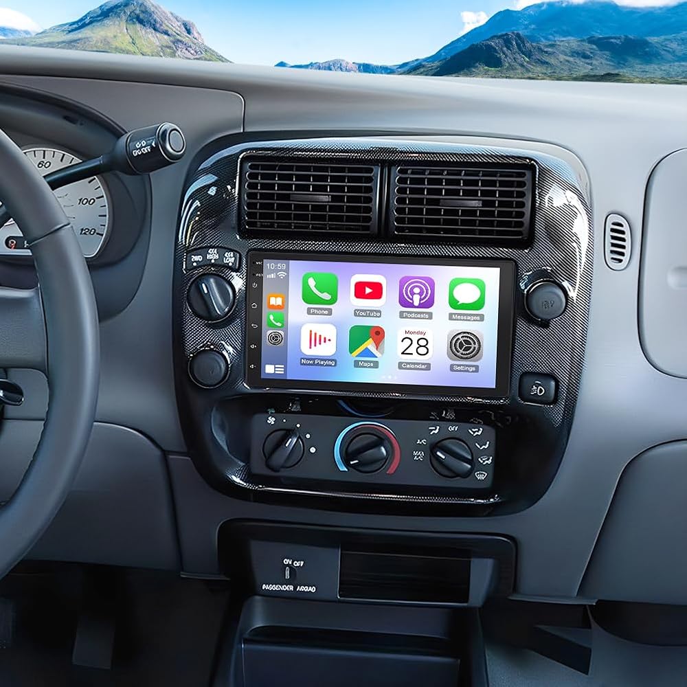 Double Din Car Stereo for Mazda B3000 B4000 1999-2009,7