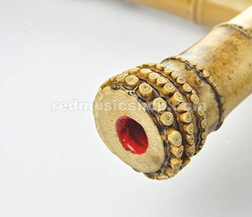 Concert Grade Nan Xiao, Tang-Style Mouthpiece, Root End, by Huang Chao Qing (Taiwan) (8 Holes,Left-hand, G key)