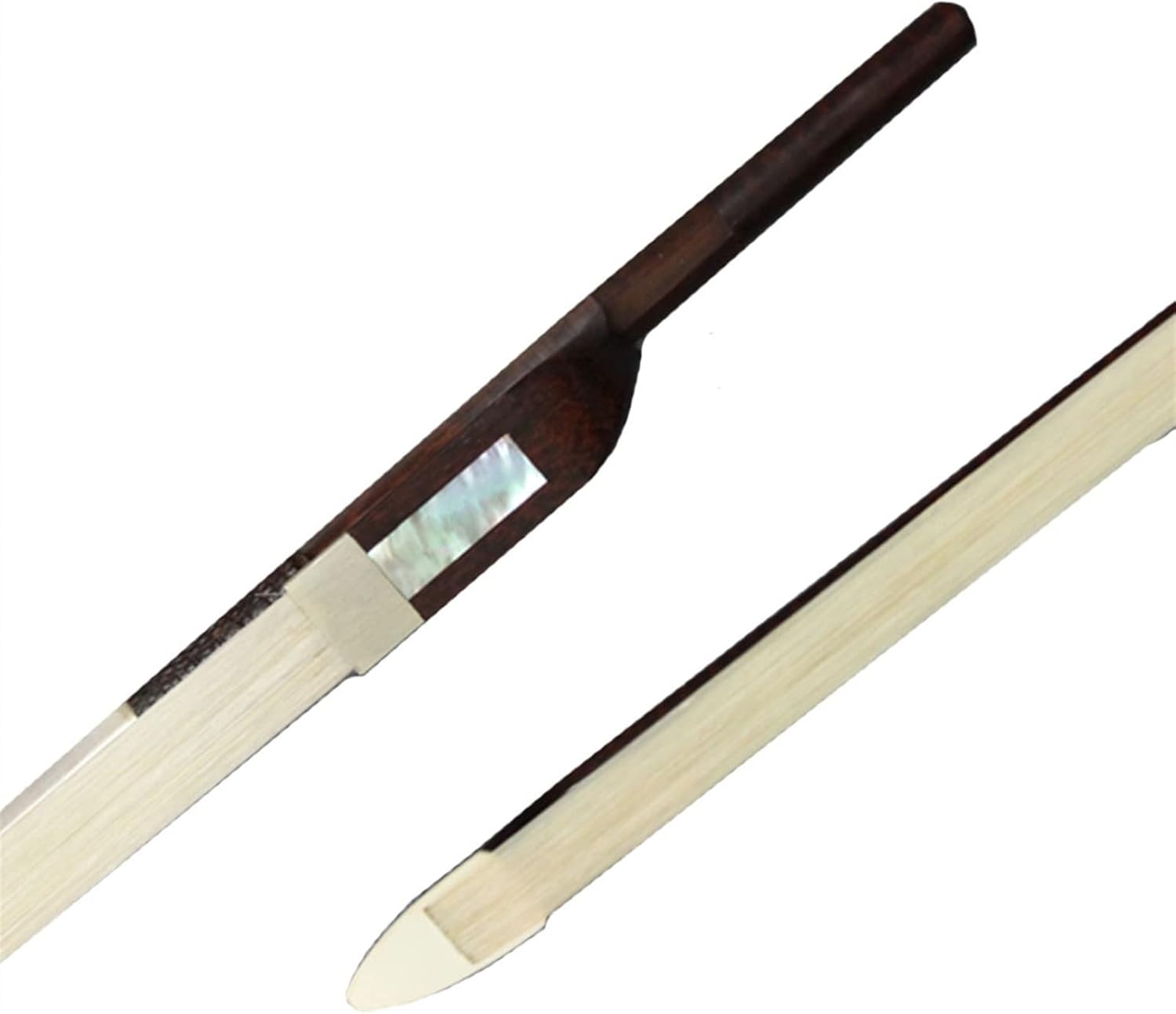 TSTS Handmade Snakewood Double Bass Bow for 4/4 Size German Style Snakewood Frog Professional Violin Bow