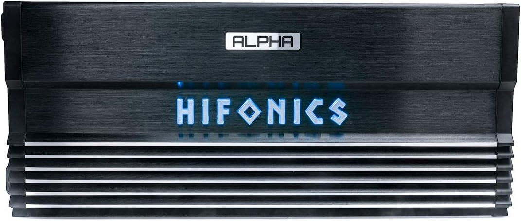 Hifonics A2000.1D Alpha Compact 2000 Watt 1 Ohm Stable Monoblack Car Audio Amplifier