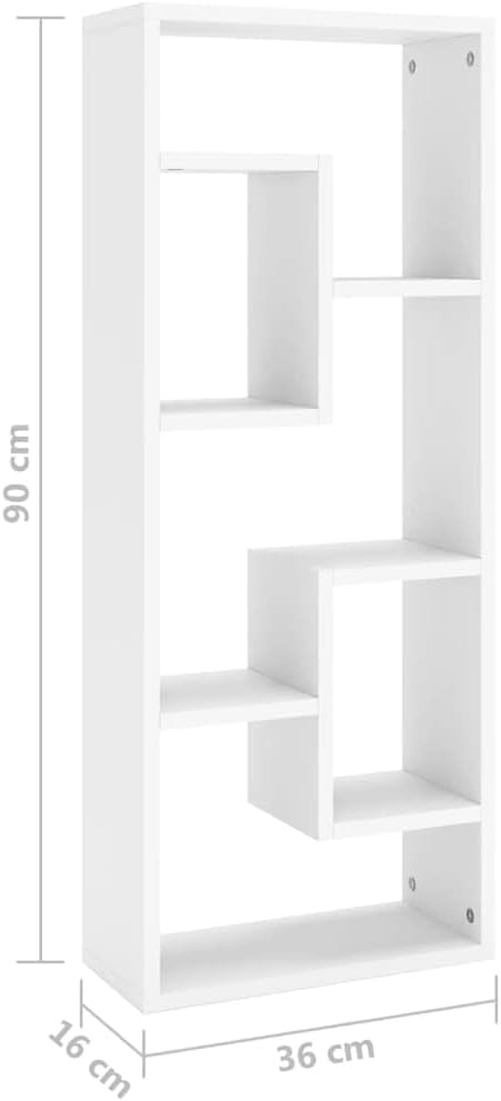 Wall Shelf,Wall Mounted Display Floating Wall Shelf Hanging Wall Display Shelves for Living Room White 14.2