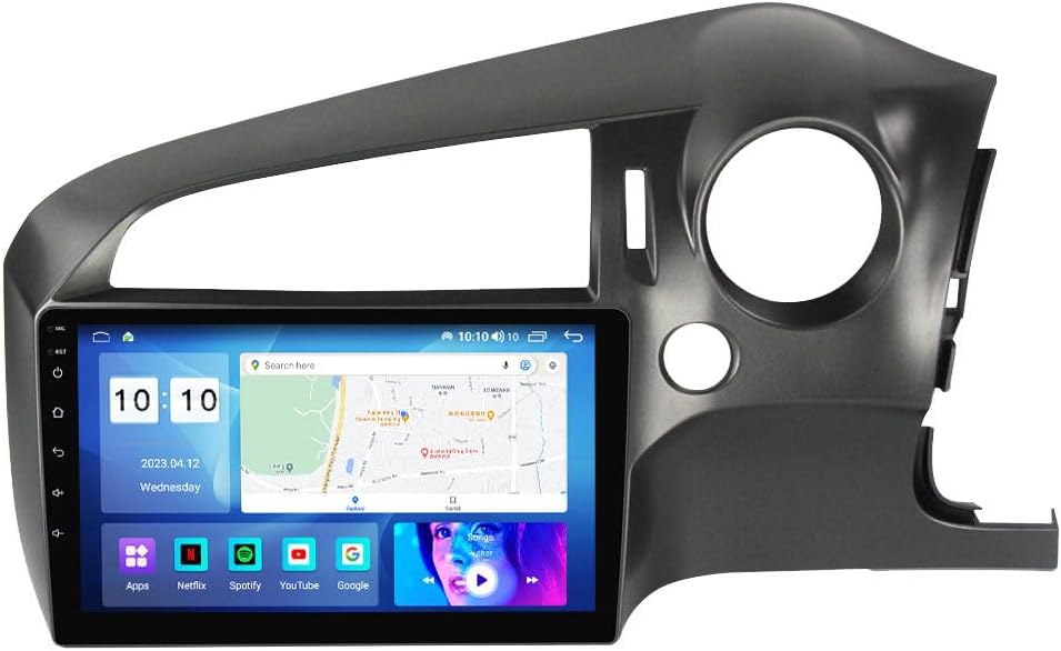 Android Car Stereo for Honda Stream 2009-2013,10 inch IPS Touchscreen with Upgrade Wireless CarPlay & Android Auto,WiFi/GPS,Support SWC and Subwoofer,8-Core 8G+256G