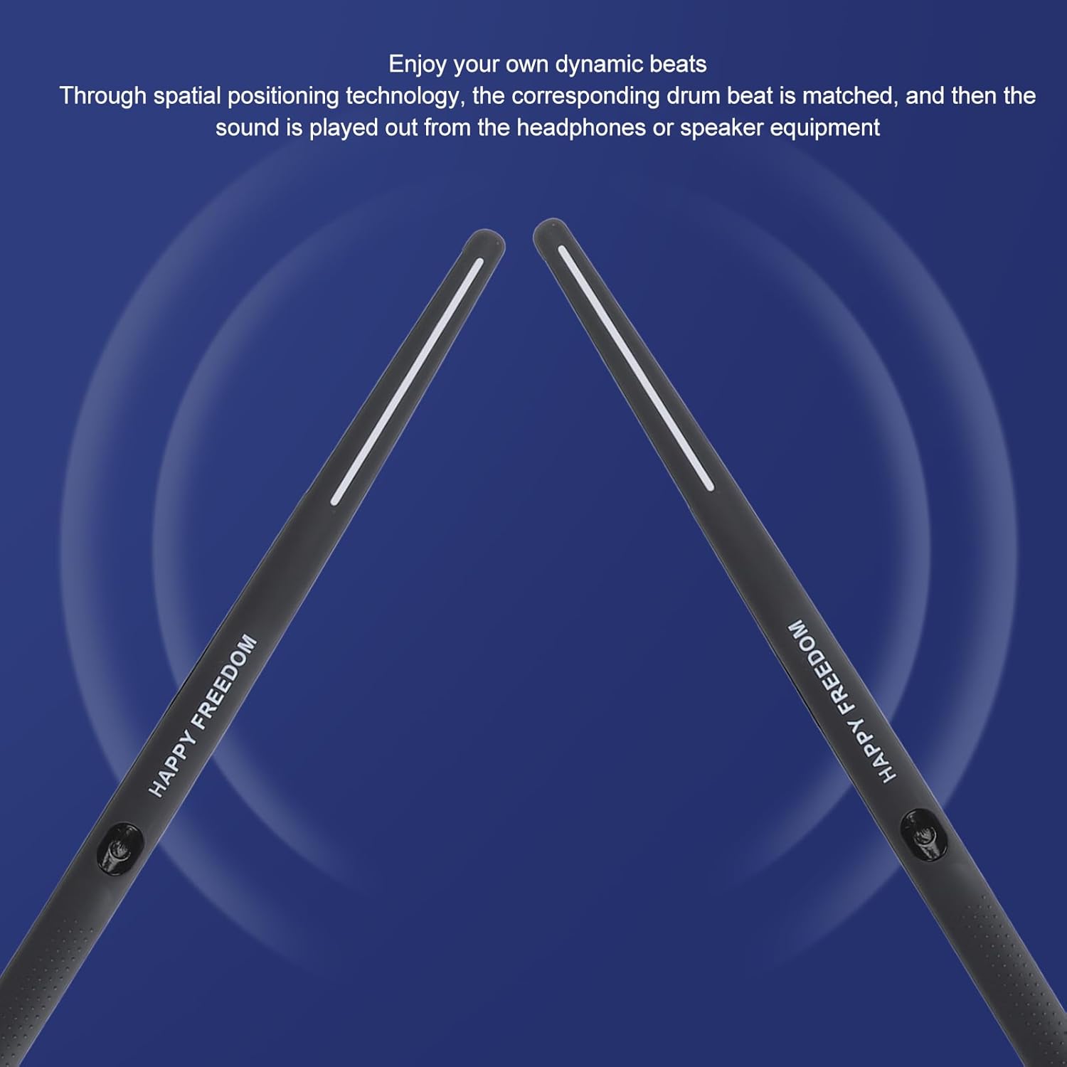 ciciglow Electric Air Drum Sticks Set, Portable Virtual Drumsticks Kit with Pedal, Audio Converter, 3D Motion Sensing Electronic Drums for Adults, Kids, Gift, ciciglowbsqe70819d