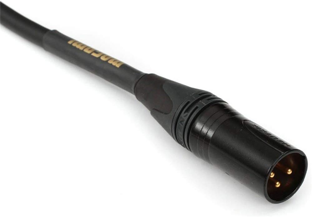 Mogami GOLD-AES-06 Digital/Analog Microphone Patch Cable, Gold 3-Pin XLR-F to XLR-M, 6 ft.