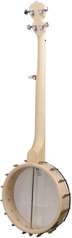 Deering Goodtime LEFT HANDED 5-String Openback Banjo with Hard Case Instrument Alley Open Back Bundle (Nickel Hardware)