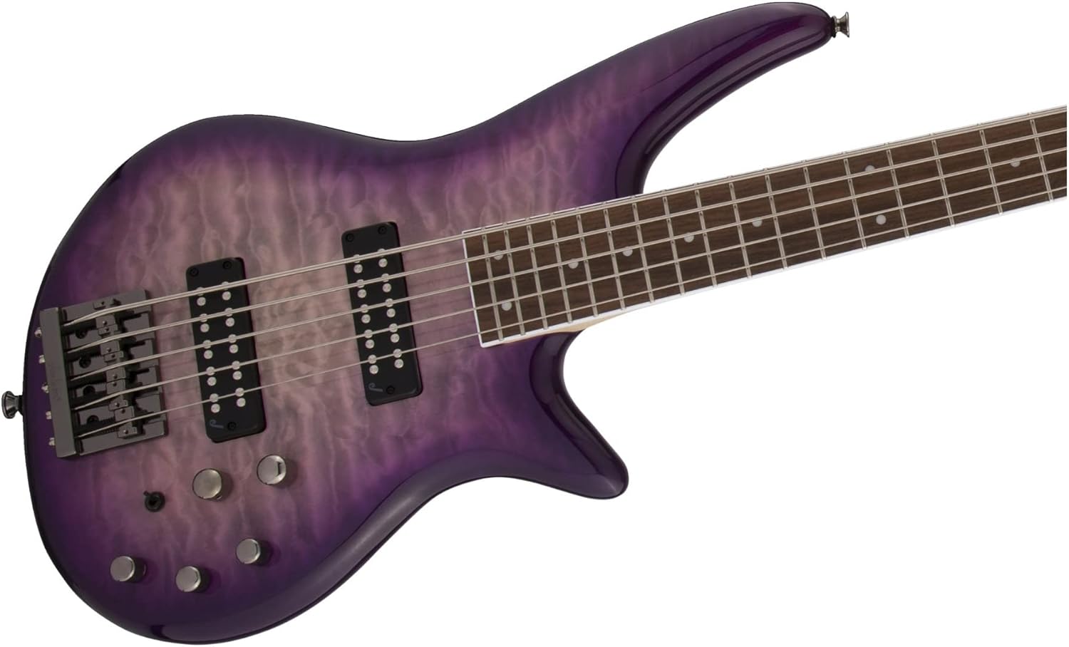 Jackson JS Series 5-String Spectra Bass JS3QV, Purple Phaze, Laurel Fingerboard