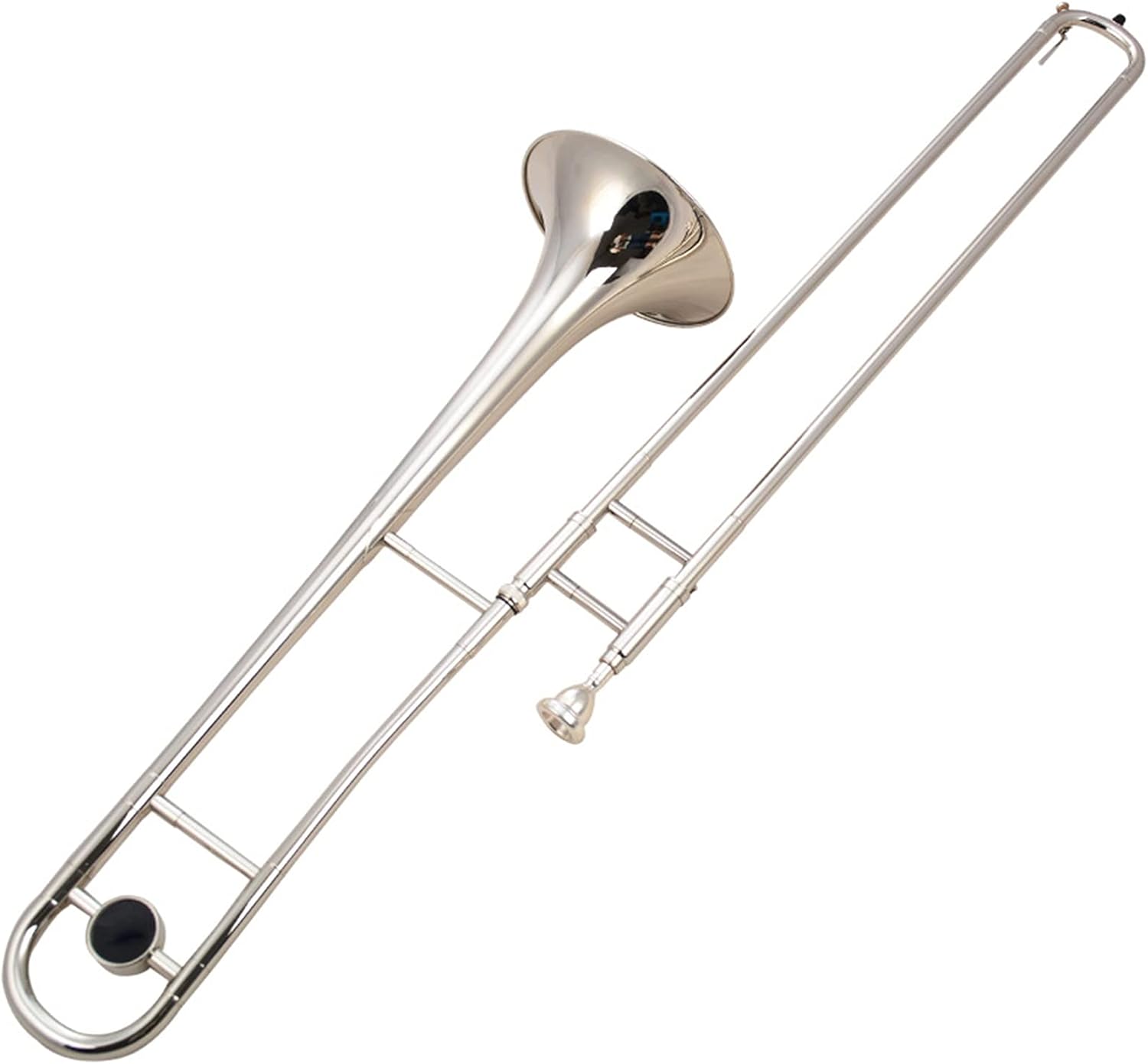 Student Trombone Alto B Flat Trombone Wind Instrument Lacquered Gold Nickel Plated Trombone Kit