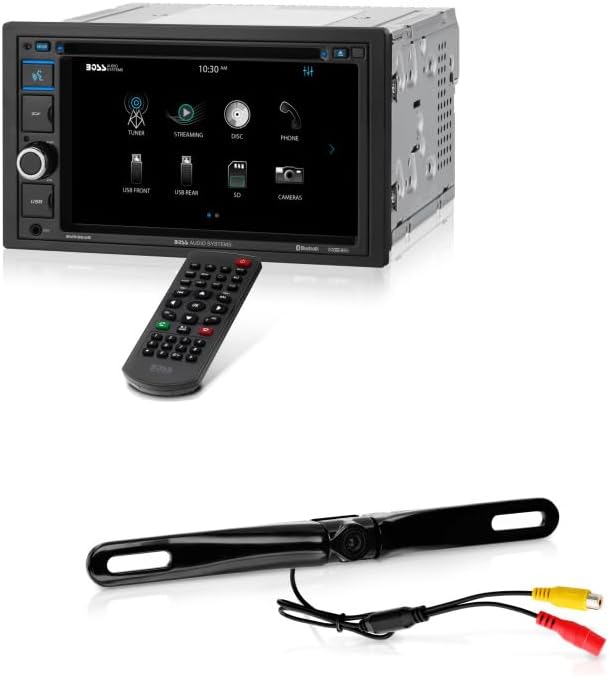 BOSS Audio Systems 6.2 inch Double DIN Car Stereo + Backup Camera