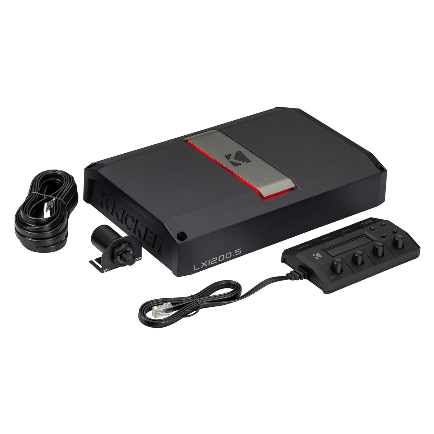 Kicker LX1200.5 5-Channel Amplifier - 4-Channels Full Range 125 Watt & 700 Watt Subwoofer Channel (51LX12005)