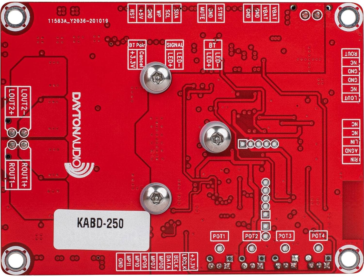 Dayton Audio KABD-250 2 x 50W + DSP Amplifier Board aptX HD Bluetooth 5.0