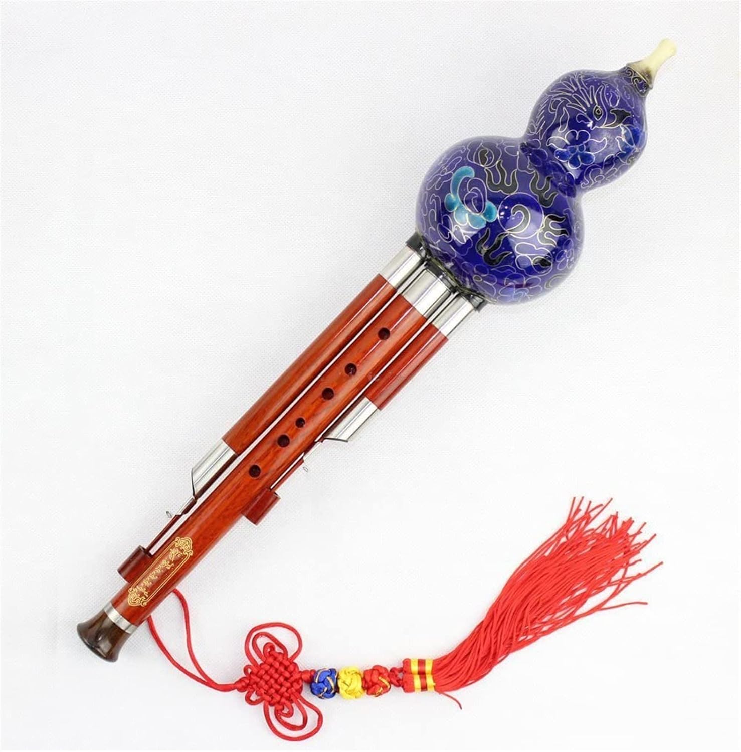 FLFL Hulusi Professional Rosewood Hulusi, Chinese Hulusi (Bb Key) (Color : C Key)