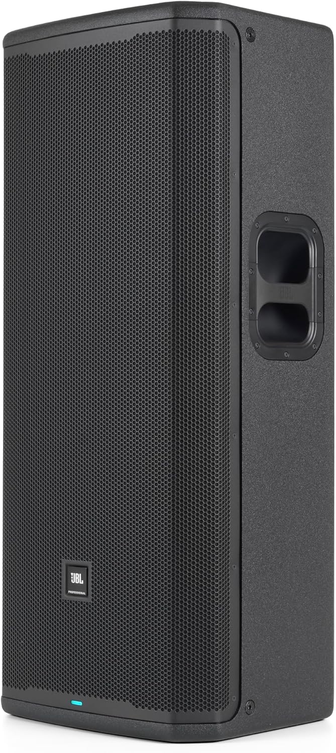 JBL Professional PRX925 Portable Powered Full-Range Speaker. Dual 15”, Two-Way, 2000-Watt Class-D Amplifier, BLE (Bluetooth Low Energy), App Control. Black