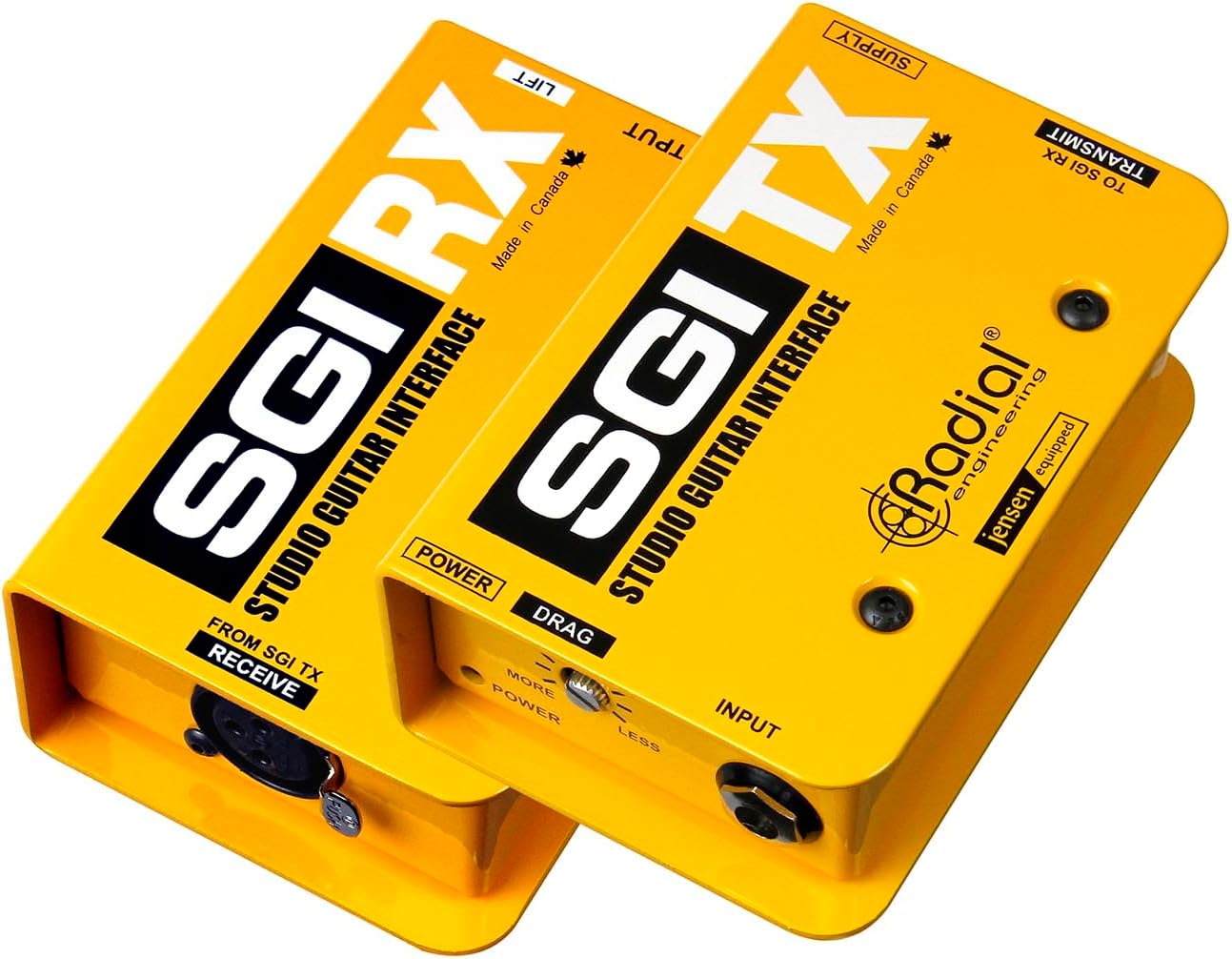 Radial SGI TX/RX Studio Guitar Interfaces