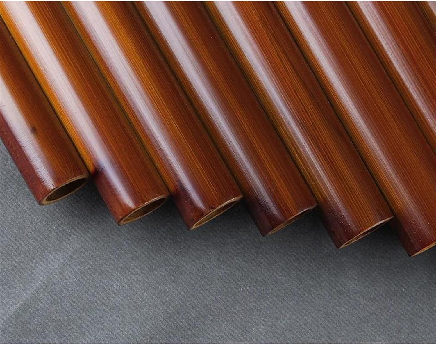 Maroon 10 Pipes Pan Flute Woodwind Instrument Chinese Traditional Musical Instrument (Color : Right)