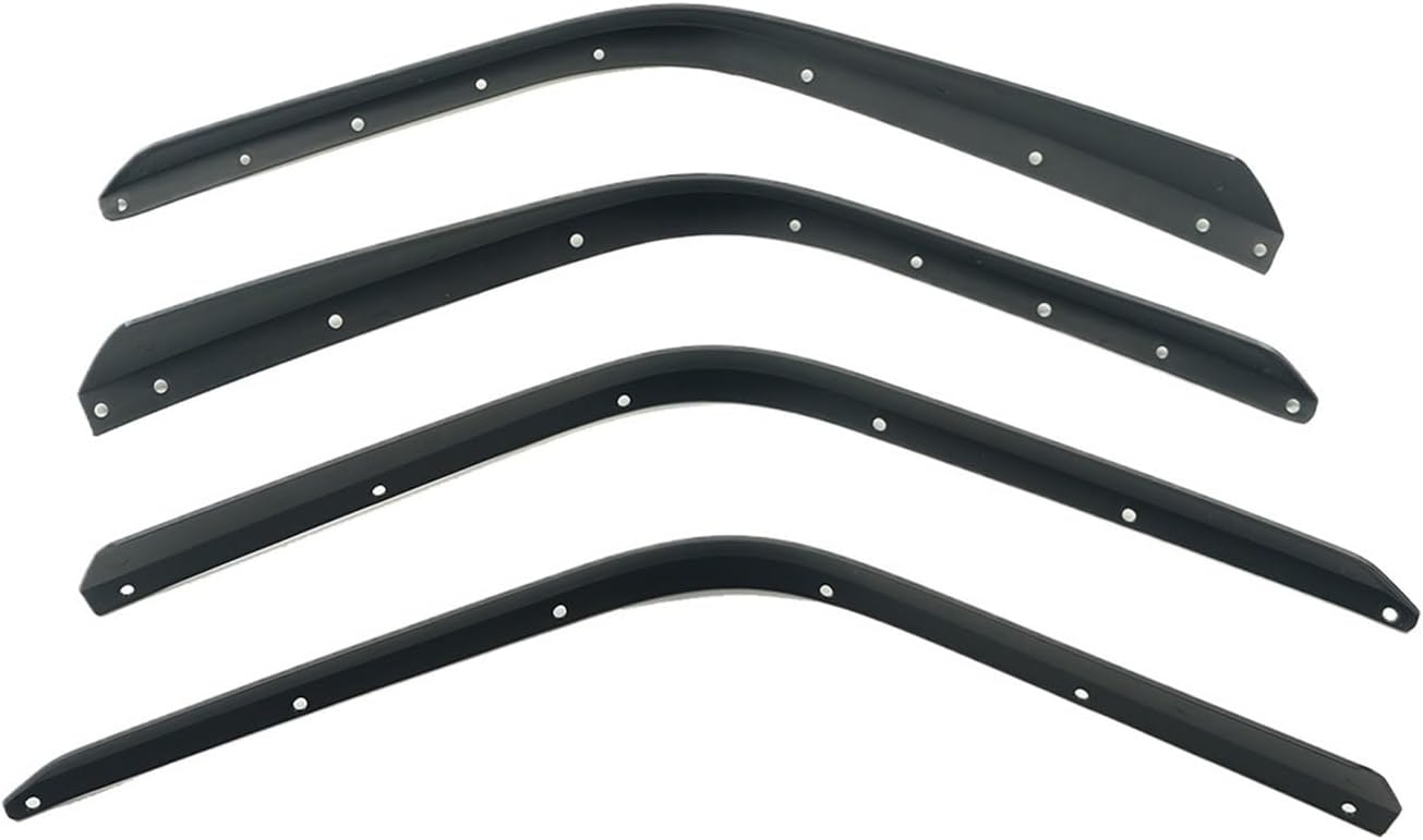 Car Fender Fit for Jeep Wrangler JL Rubicon Sahar2018-2023 Car Wheel Flares Extensions Strips Trim A Set High Low Front Rear Mudguard(High Fenders)