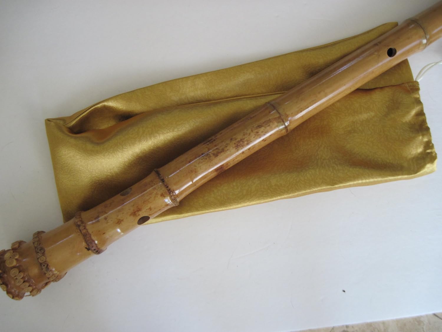 6 Hole Shakuhachi Dongxiao Bamboo Flute G Key Zen Instrument Kinko