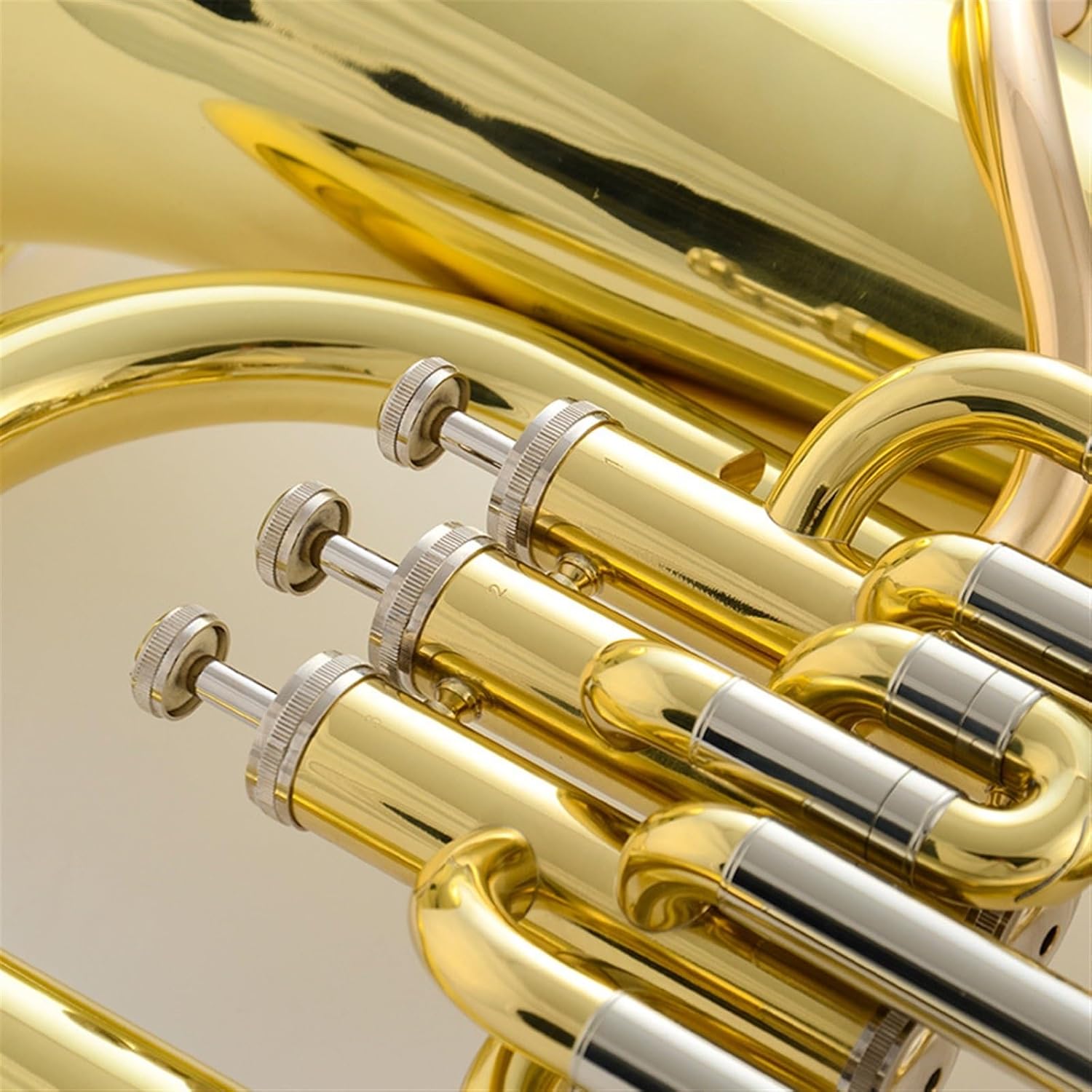Beginner euphonium Euphonium With Upright Keys Tuba B Flat Tuba Three-key Euphonium