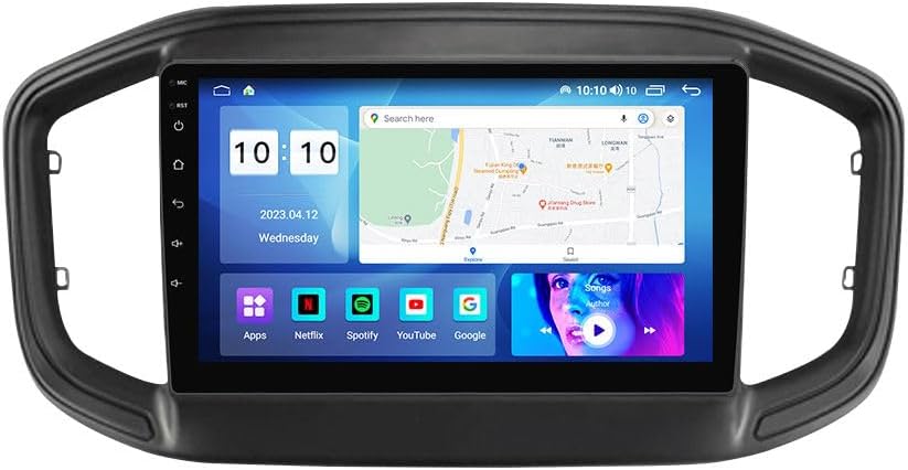 Android Car Stereo for Fiat Strada 2020-2021,9 inch IPS Touchscreen with Upgrade Wireless CarPlay & Android Auto,WiFi/GPS,Support SWC and Subwoofer,8-Core 8G+256G