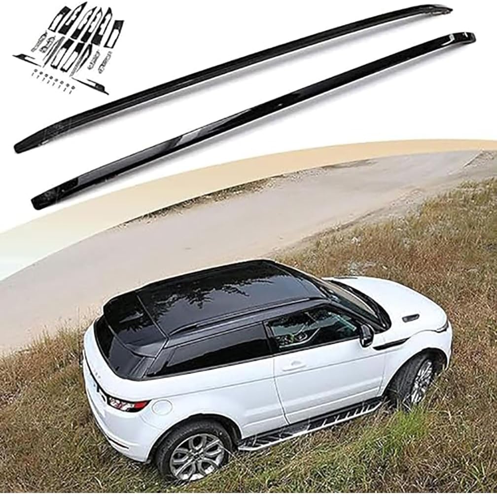 Car Roof Racks, for Land Rover Range Rover Evoque 2011-2019 Anti Theft Anti Rust Cross Bar Cargo Travel Baggag Transportrack, Auto Accessories