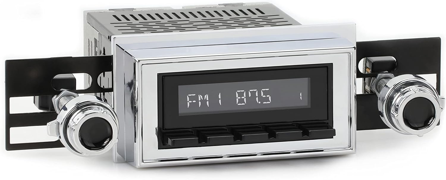 RetroRadio Compatible with 1958-60 Chevrolet Corvette Features Include Bluetooth, USB, AM/FM HB-M2-108-51-72C1