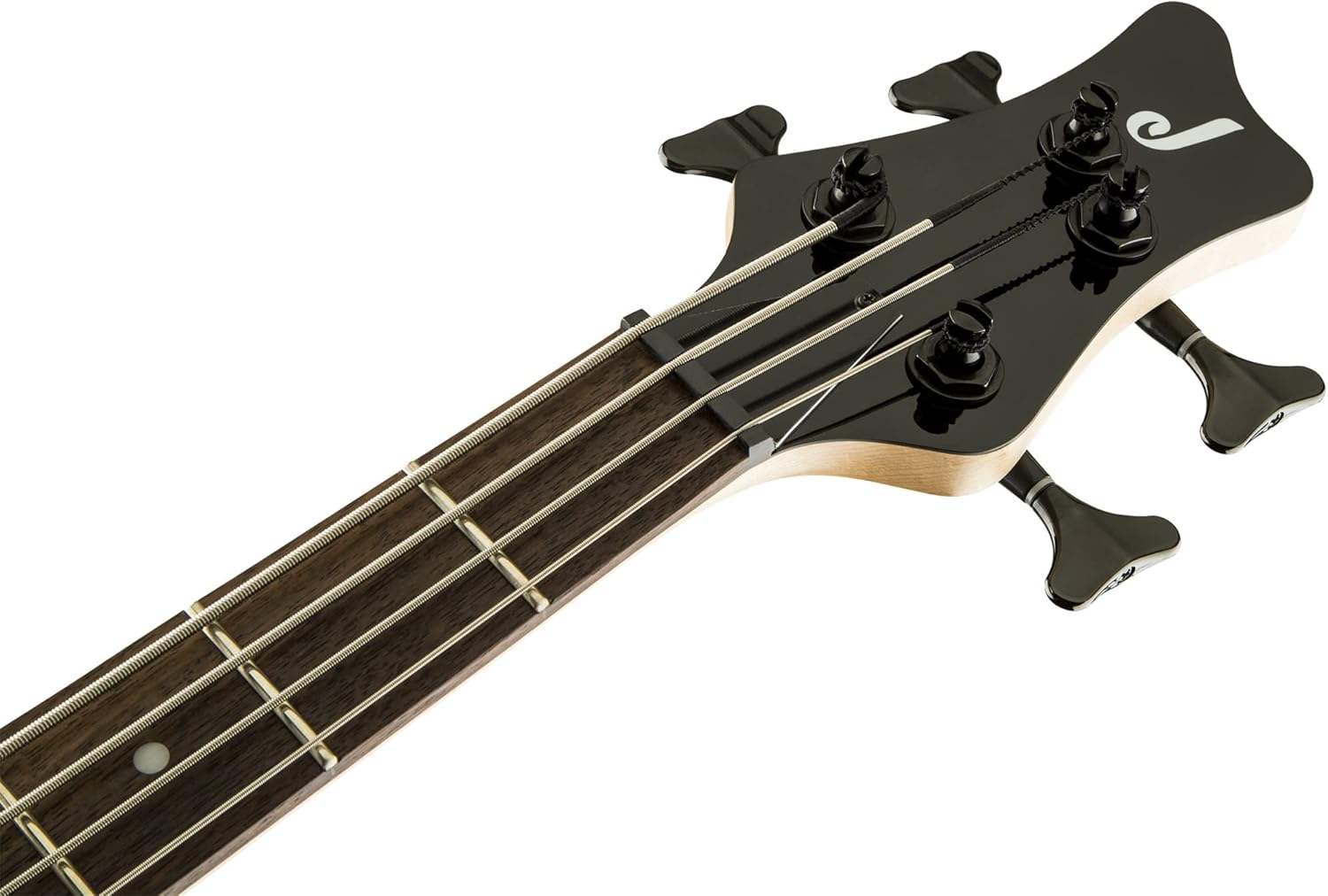 Jackson JS2 Spectra Bass Guitar - Gloss Black Bundle with Cable, Tuner, Strap, Picks, and Austin Bazaar Instructional DVD