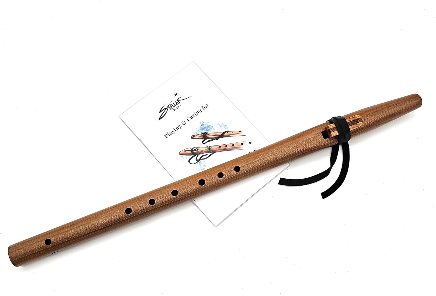 Intermediate Native American Style F Sharp Flute Package with Book (Bag Not Included) by Stellar Flutes