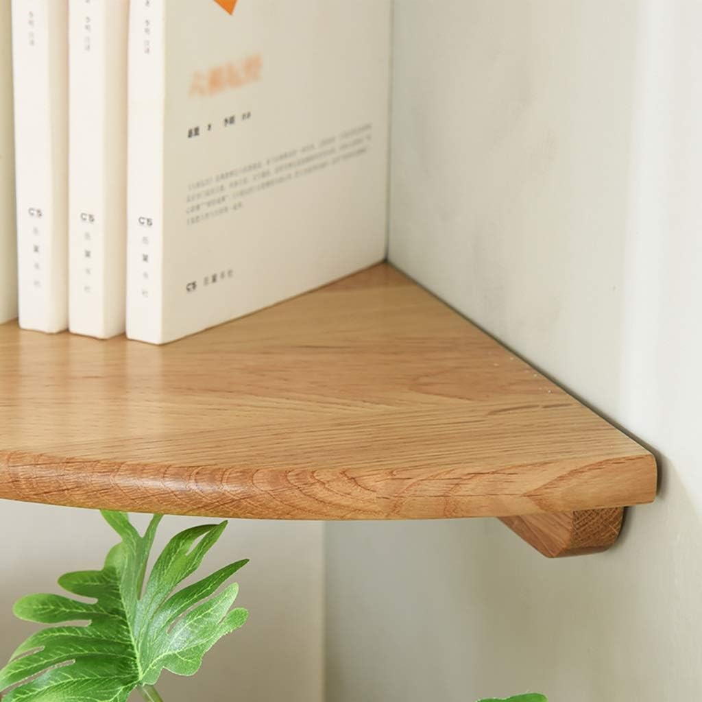 Floating Shelves Corner Shelf 3-Tier Wall Mount Floating Shelves, Rustic Wood Storage Shelves for Bedroom, Living Room, Kitchen, Office, Display Shelf, Home Décor Storage Display (C)
