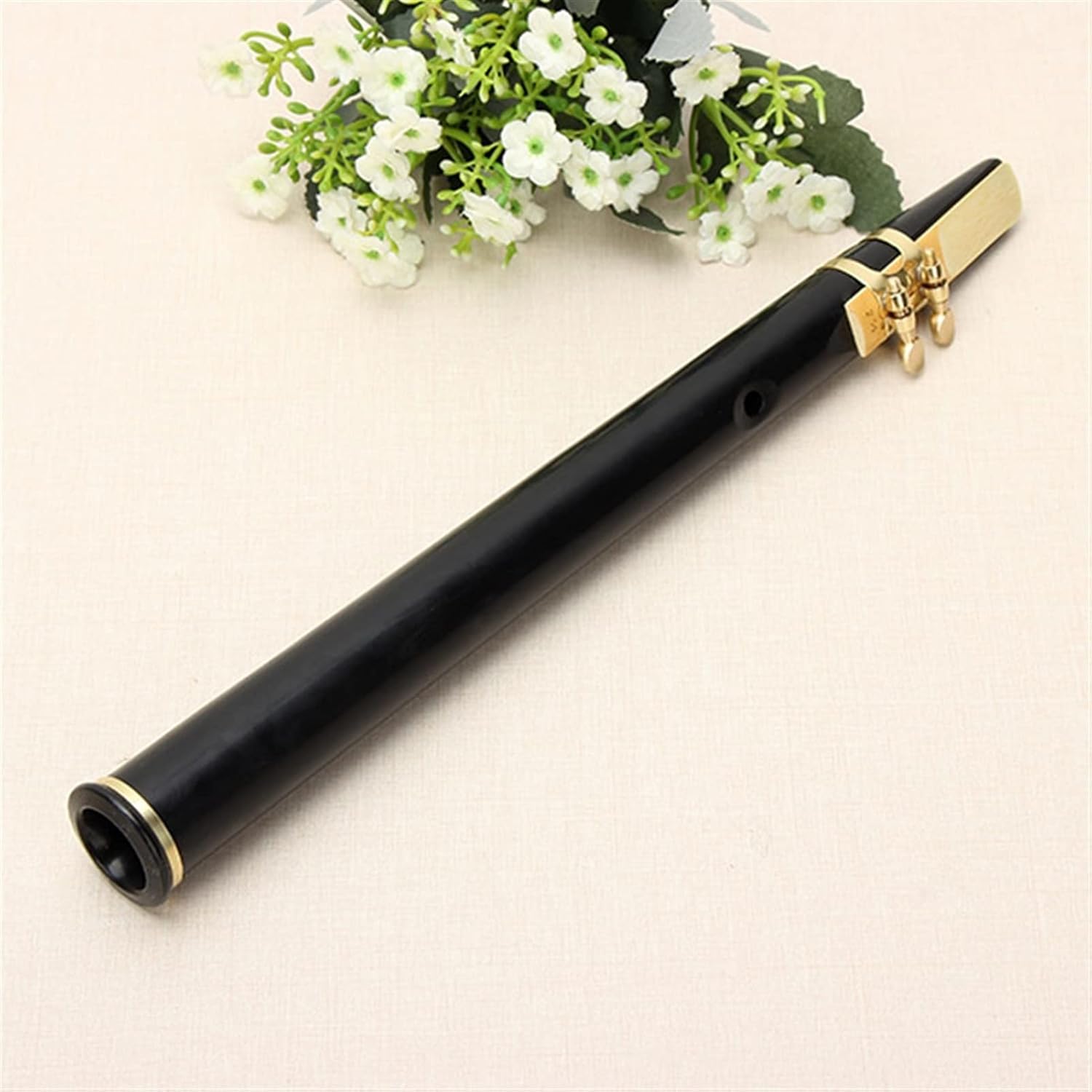 KESHUO Pocket Sax Alto C Tune Mini Sax Saxophone Little Sax ophone Black with Carrying Bag Woodwind Instrument Brass Sax Beginners Kit