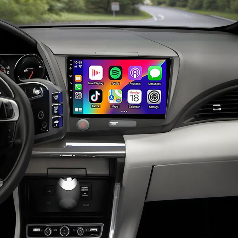 2+64GB Android 15 Car Radio for Honda CRZ CR-Z 2010-2016 with Wireless Carplay Android Auto, 9
